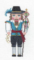 Nutcracker ~ ( 12 Days ) 5 Golden Rings Nutcracker handpainted Needlepoint Ornament by Susan Roberts