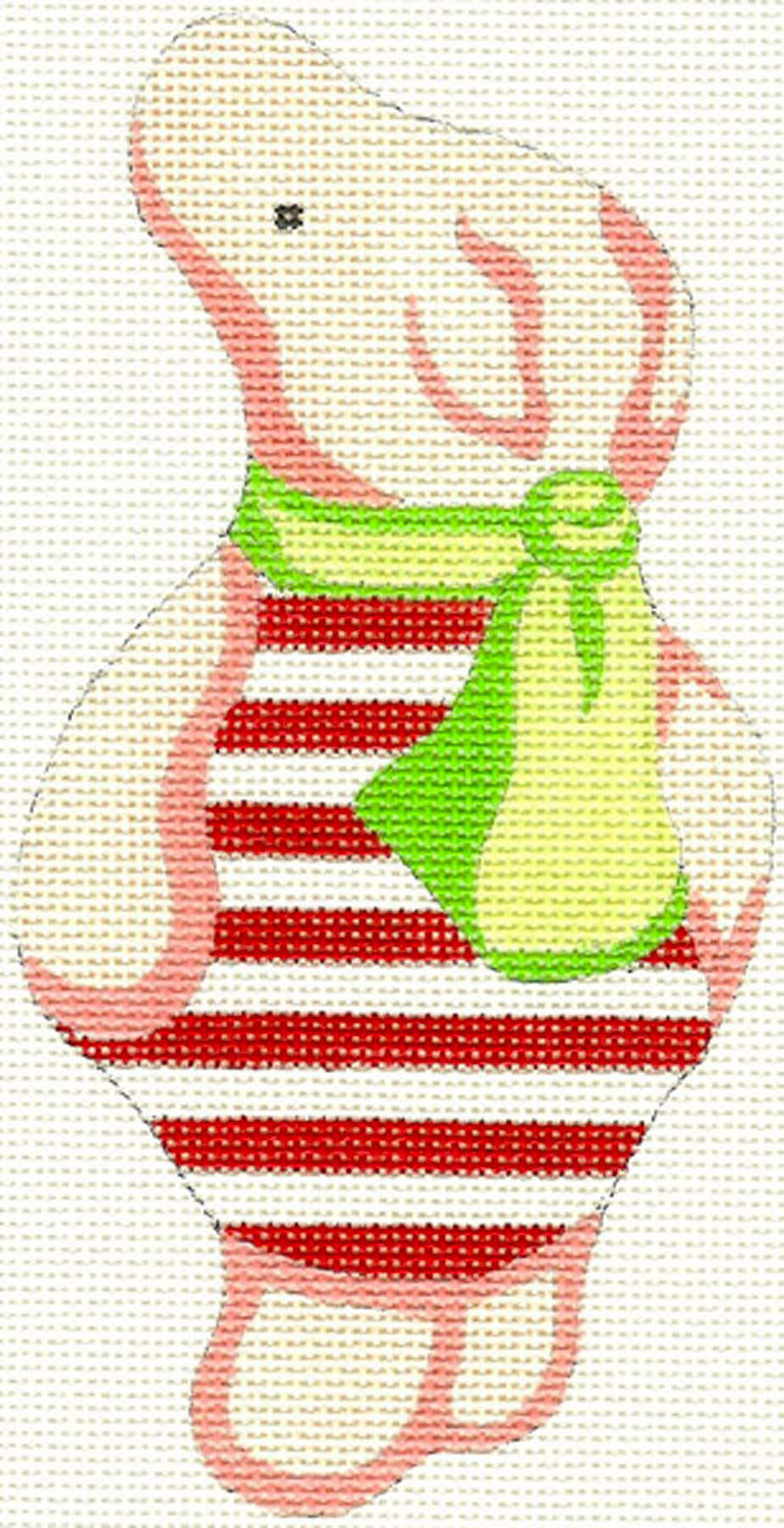 "Piglet" from Winnie the Pooh Children's Ornament 18 Mesh handpainted Needlepoint Canvas by Silver Needle