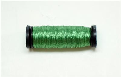 SILK SERICA #4034 Med. Kelly Green 11 Yard Spool 3 Ply for Needlepoint by Kreinik