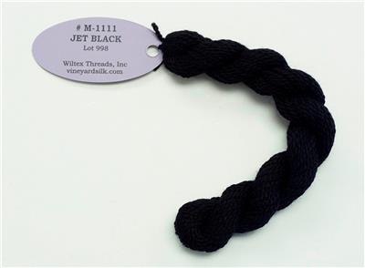 MERINO WOOL ~ Merino Wool Thread Jet Black #M-1111 Thread for Needlepoint from Wiltex Threads