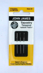 John James TWEENS Tapestry Needle from England for Needlepoint ~ Size 21