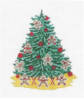 Tree Canvas ~ Gingerbread Man Cookie Christmas Tree Ornament HP on 18 Mesh Needlepoint Canvas by Needle Crossings