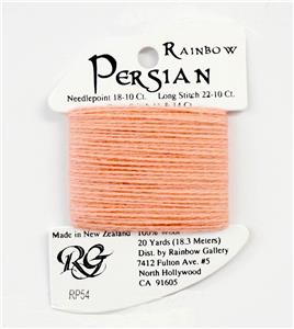 Persian Wool #54 "Peach Pearl" Single Ply Needlepoint Thread by Rainbow Gallery