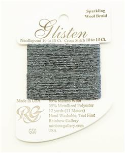 GLISTEN Sparkling Braid #50 Stonewash Gray Needlepoint Thread Rainbow Gallery