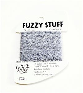 FUZZY STUFF GRAY #FZ41 Stitching Fiber 15 Yards Needlepoint Thread by Rainbow Gallery