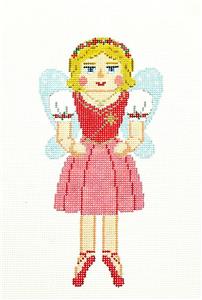Nutcracker ~ Sugar Plum Fairy Nutcracker handpainted Needlepoint Ornament by Susan Roberts