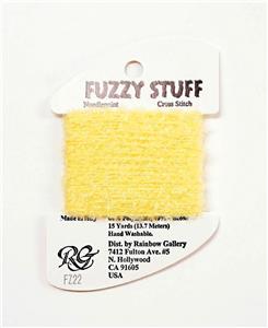 FUZZY STUFF YELLOW #FZ22 Stitching Fiber 15 Yards Needlepoint Thread Rainbow Gallery