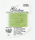 GLISTEN ~ Sparkling Braid #69 Pistachio Green Needlepoint Stitching Fiber by Rainbow Gallery