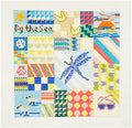Quilt Canvas ~ Summer Seaside Quilt  7.25" Sq. handpainted 13 mesh Needlepoint Canvas by Needle Crossings