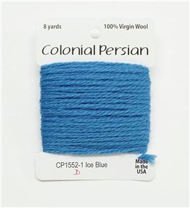 3 Ply Persian Wool "Ice Blue" #1552 Stitching Fiber Needlepoint 8 Yards from Colonial