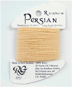 Persian Wool #57 "Golden Haze" Single Ply Needlepoint Thread by Rainbow Gallery