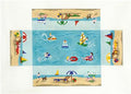 Brick Cover ~ Day at the Beach Brick Cover Door Stop 13 Mesh handpainted Needlepoint Canvas by Susan Roberts