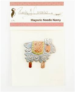 Magnet ~ Metal Multi-Color SHEEP Magnet Needle Nanny for Storage of Needles by Puffin
