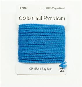 Sky Blue 82 3 Ply Persian Wool Stitching Fiber Needlepoint 8 Yards from Colonial