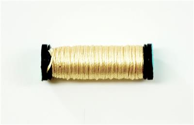 SILK SERICA #2013 Light Gold 11 Yard Spool 3 Ply Fiber for Needlepoint by Kreinik