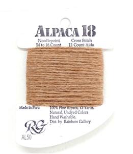 ALPACA 18 MED TAN #AL50 Stitching Fiber 12 Yards Needlepoint Thread Rainbow Gallery