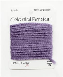 3 Ply Persian Wool "Medium Grape" #1312 Needlepoint Thread by Colonial USA Made