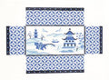 Brick Cover ~ Oriental Scene Brick Cover Door Stop handpaintd Needlepoint Canvas Susan Roberts