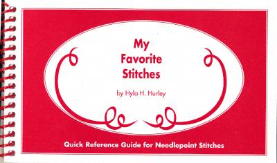 BOOK ~ My Favorite Stitches Book by Hyla H. Hurley 33 pages ~ Great Small Size ~ Easy to Travel With