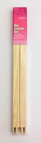Stretcher Bars ~ 1 PAIR 18" Long Mini Wood Stretcher Bar Frame Needlepoint, Quilting, Stitching