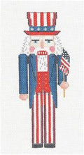 Nutcracker ~ UNCLE SAM Patriotic Nutcracker Ornament handpainted 18 Mesh Needlepoint Canvas by Susan Roberts