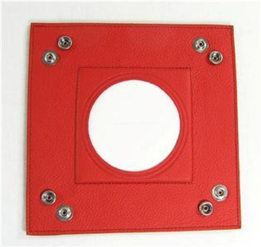 Accessory ~ Square Red Leather Snap Tray for a 3" Round Needlepoint Canvas Canvas by LEE