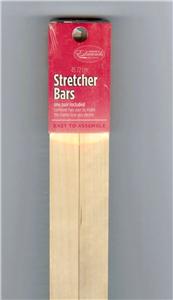 LG. Wood Stretcher Bar Frame for Needlepoint, Quilting, Stitching ~ 14" Long