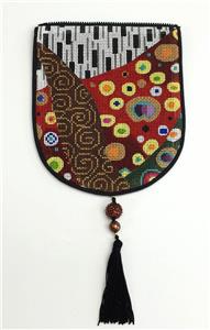 Bag Flap ~*FLAP ONLY* RHAPSODY Evening Bag " Style A" handpainted Needlepoint Canvas by Sophia