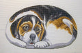 Dog ~ Beagle Puppy Dog Pillow or Framed piece handpainted 13 mesh Needlepoint Canvas by LEE