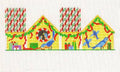 3-D Ornament ~ Bluebird Christmas House Ornament 18 Mesh handpainted Needlepoint Canvas by Susan Roberts