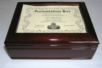Accessories ~ RETIRED Sudberry House Cherry LG. PRESENTATION BOX for Needlepoint & X-Stitch