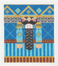 Canvas ~ Blue and Aqua Nutcracker LG. handpainted Needlepoint Canvas by CH Designs from Danji