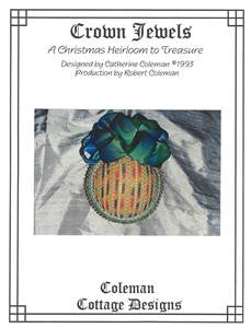 Cottage Design "Crown Jewels Christmas" Heirloom Ornament by Catherine Coleman
