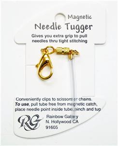 NEEDLE TUGGER TOOL ~ Gives Extra Grip to Pull Threads for Needlepoint, Quilting, Sewing