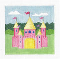 Tooth Fairy Canvas ~ TOOTH FAIRY PILLOW Canvas Princess Castle SET 18 mesh handpainted Needlepoint Canvas by Susan Roberts