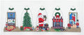 3-D Ornament ~ 3-D Santa on Christmas Eve Bell handpainted 18 Mesh Needlepoint Canvas by Susan Roberts