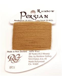 Persian Wool #24 "Oak Bluff" Tan Single Ply Needlepoint Thread by Rainbow Gallery