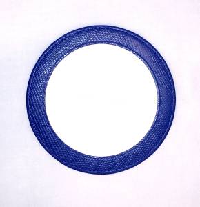 Accessory ~ Premium Blue Leather Magnetic Coaster or Ornament Holder for Needlepoint Canvas by LEE