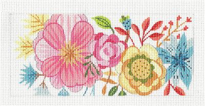 Canvas Insert ~ Garden Party handpainted Needlepoint Canvas by M.Whittemore BB Insert LEE