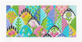 Kelly Clark Insert ~ Olivia's Leaf Floral "BB" Insert handpainted Needlepoint Canvas by Kelly Clark
