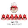 Christmas ~ 3-D Snowmen Ornament Topper handpainted Needlepoint Canvas by Starke Art from CBK