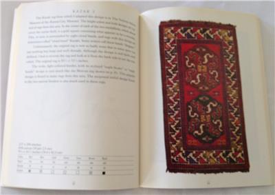 Book ~ Oriental Carpets in Miniature Charted Designs Needlepoint Book & Projects 119 Pages