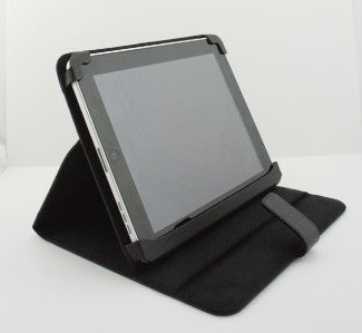 Accessory ~ Black Leather iPad COVER 8" by 10",  for a 5" x 6" Needlepoint Canvas by LEE