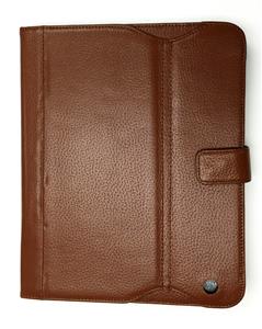 Accessory ~ Brown Leather iPad COVER for 5" x 6" handpainted Needlepoint Canvas by LEE