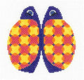 Canvas ~ Ladybug Frame Weight or Bean Bag 18 Mesh Handpainted Needlepoint Canvas by LEE