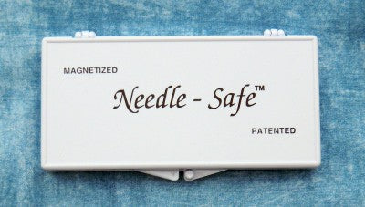 NEEDLE SAFE Large Magnetic Needle Storage Case Needlepoint for Needles & Scissors