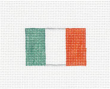 Canvas SET ~ IRISH  LEPRECHAUN  SANTA Needlepoint Canvas & STITCH GUIDE by Kathy Schenkel