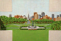 Brick Cover~Philadelphia City Hall & Skyline handpainted Needlepoint Canvas~by Needle Crossings