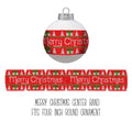 Merry Christmas Ornament Band handpainted Needlepoint Canvas by Starke Art from CBK