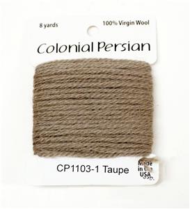 3 Ply Persian Wool "Taupe" #1103 Needlepoint Thread by Colonial USA Made